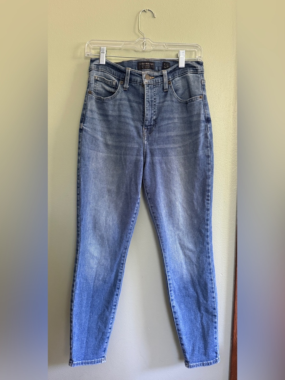 Lucky Brand Women’s High Rise Blue Skinny Jeans